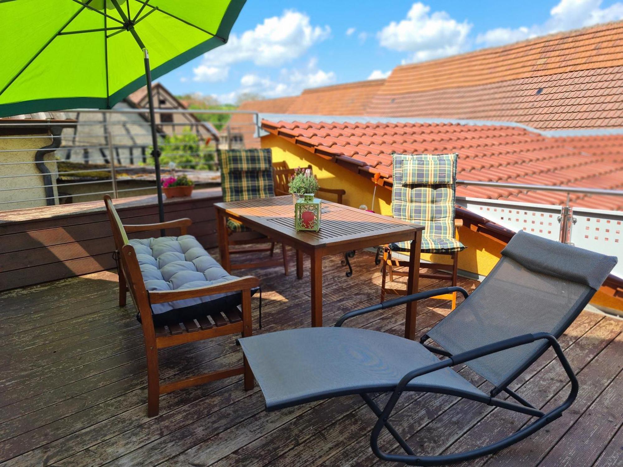 Ferienwohnung Pflueger Mit Terrasse Lauda-Königshofen Buitenkant foto