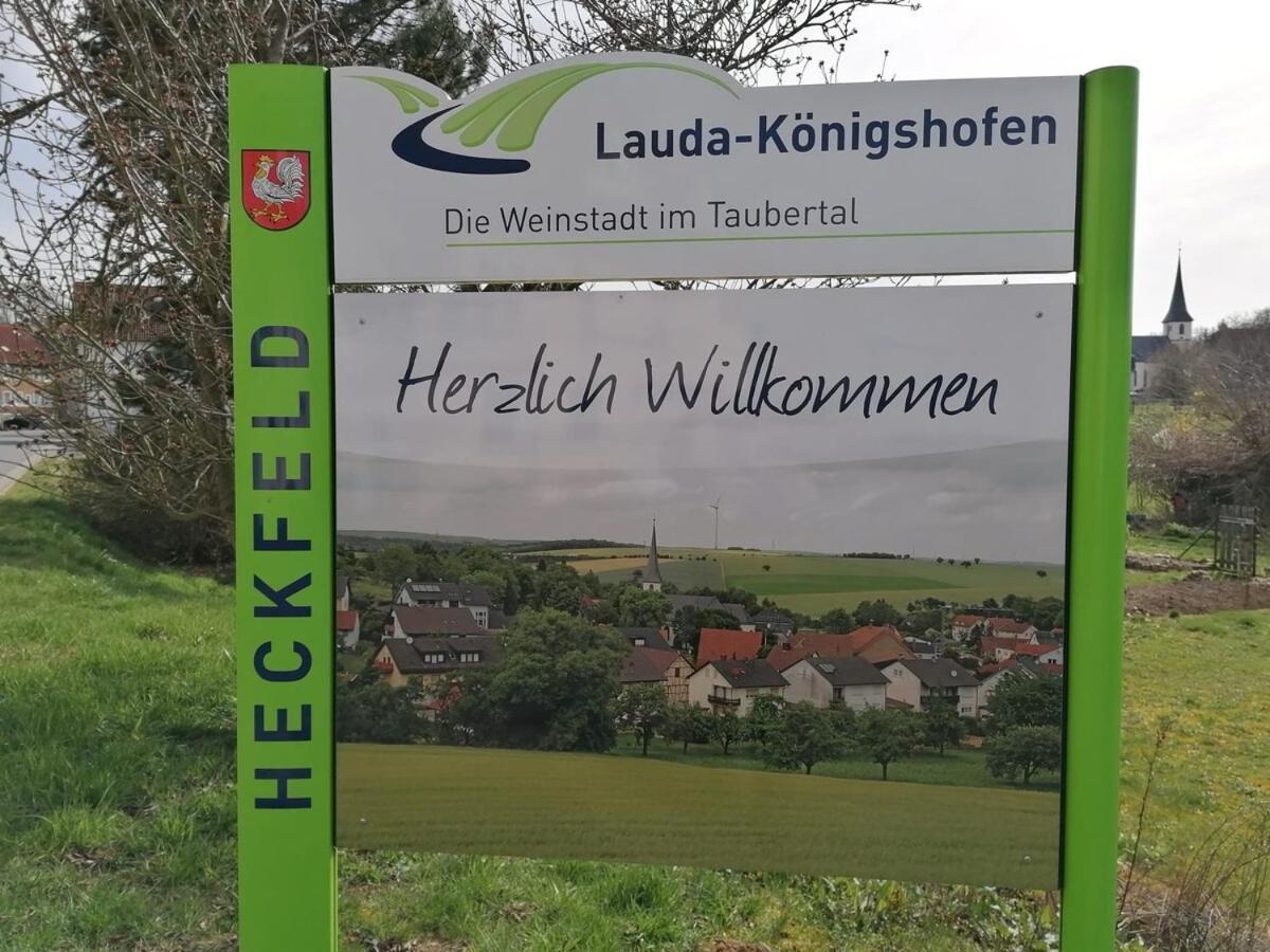 Ferienwohnung Pflueger Mit Terrasse Lauda-Königshofen Buitenkant foto